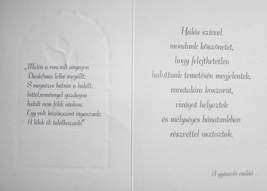 Köszönetnyilvánítás